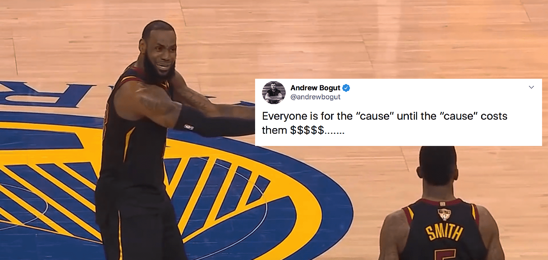 LeBron James Andrew Bogut