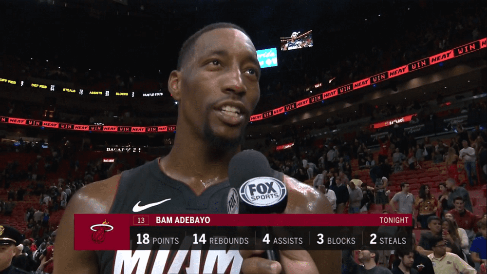 Bam Adebayo Miami Heat 17 novembre 2019