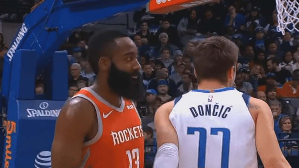 Rockets Mavs James Harden Luka Doncic 24 novembre 2019