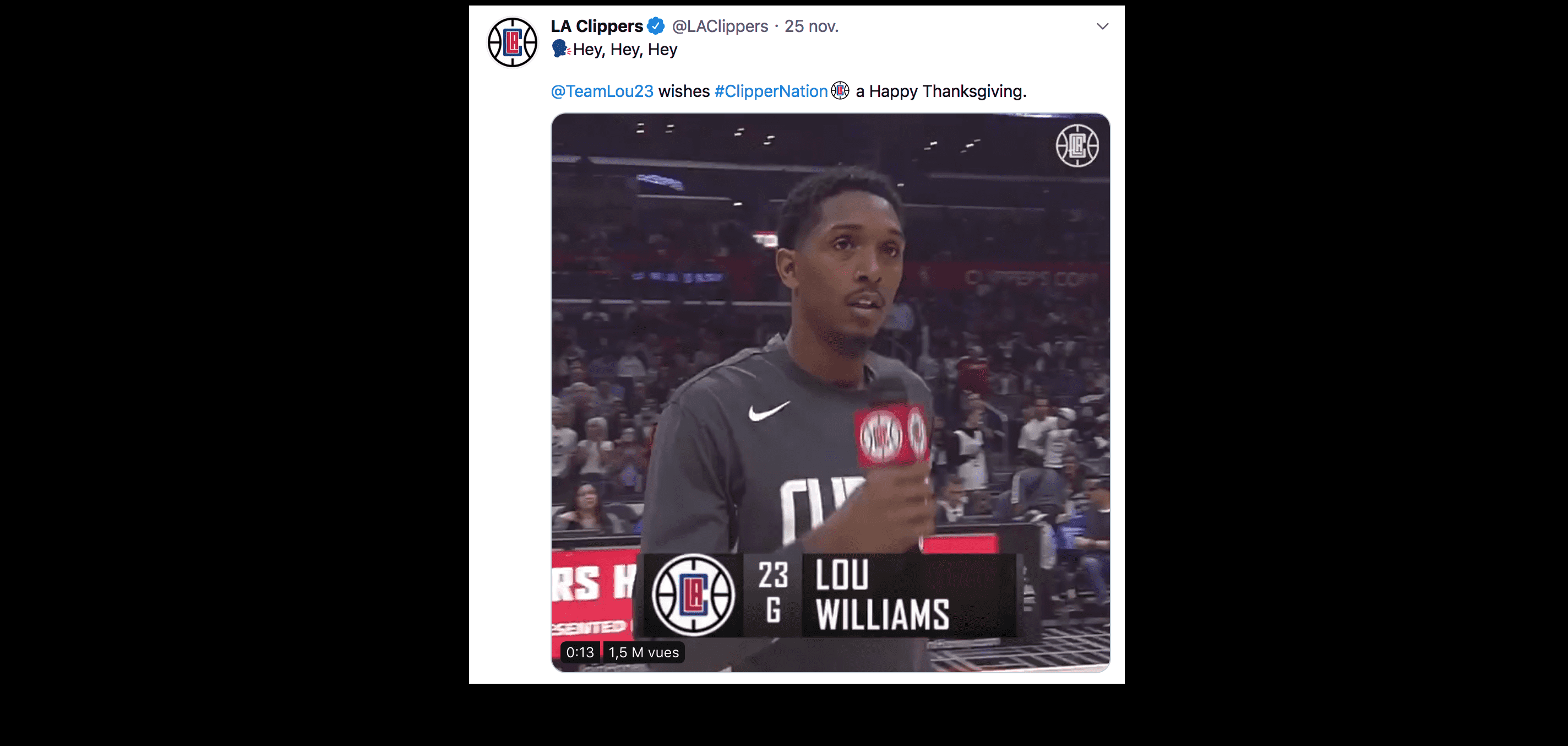 Lou Williams Hey Hey Hey