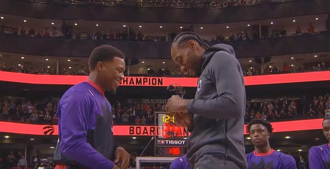 Kawhi Leonard bague 12 décembre