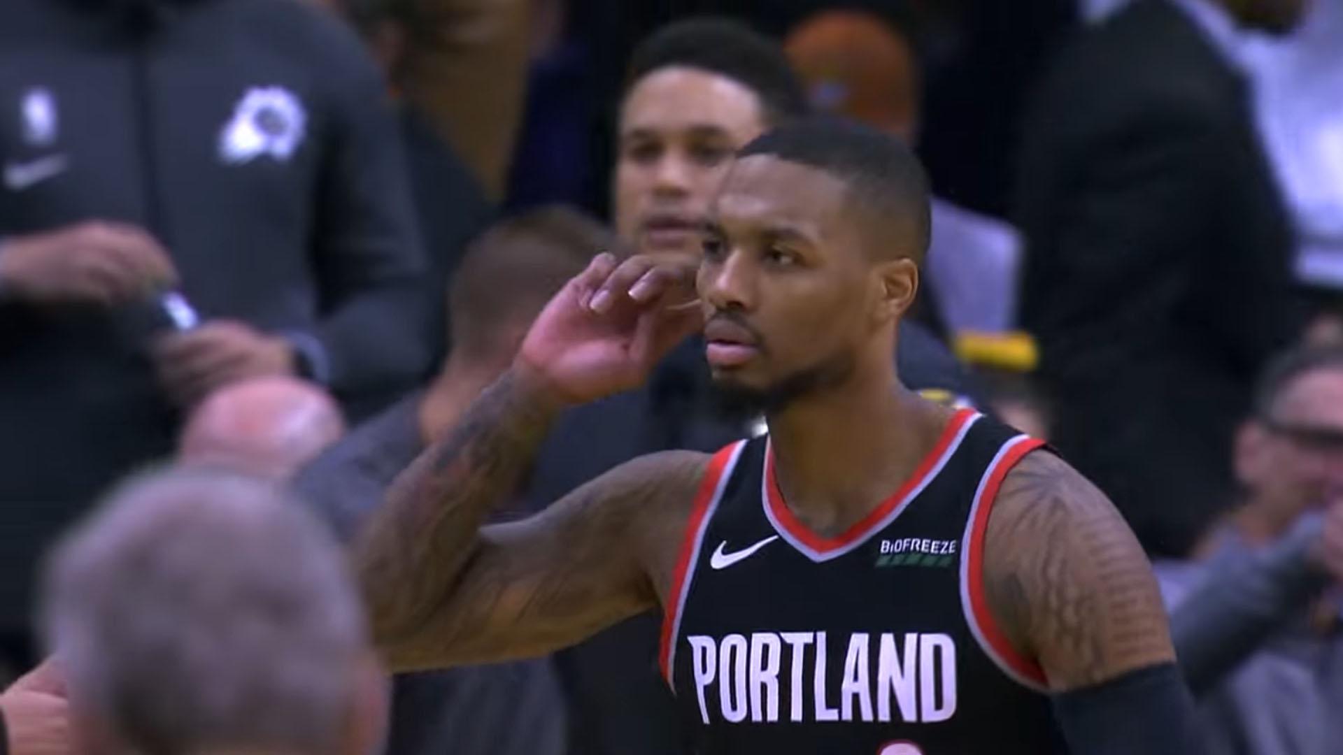 Damian Lillard 17 décembre 2019 -- pari