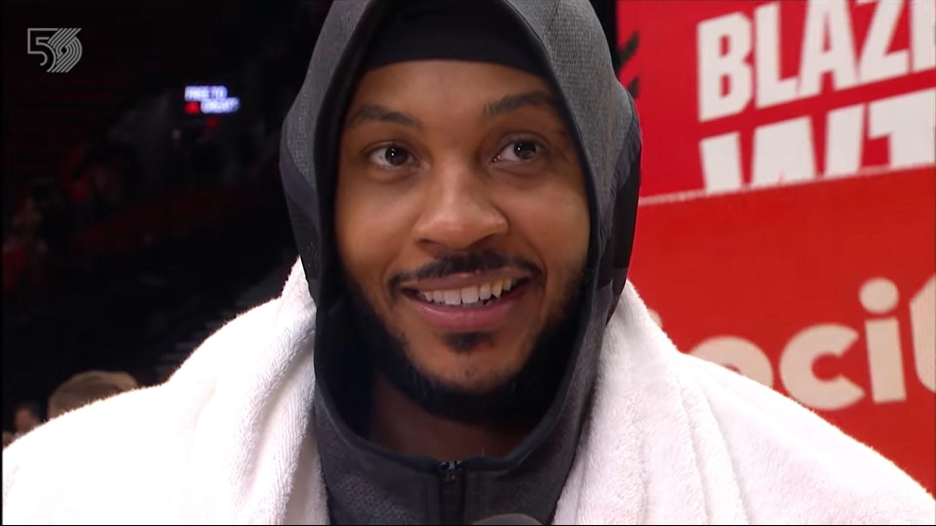 Carmelo Anthony 6 décembre 2019