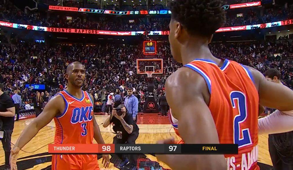 thunder shai chris paul