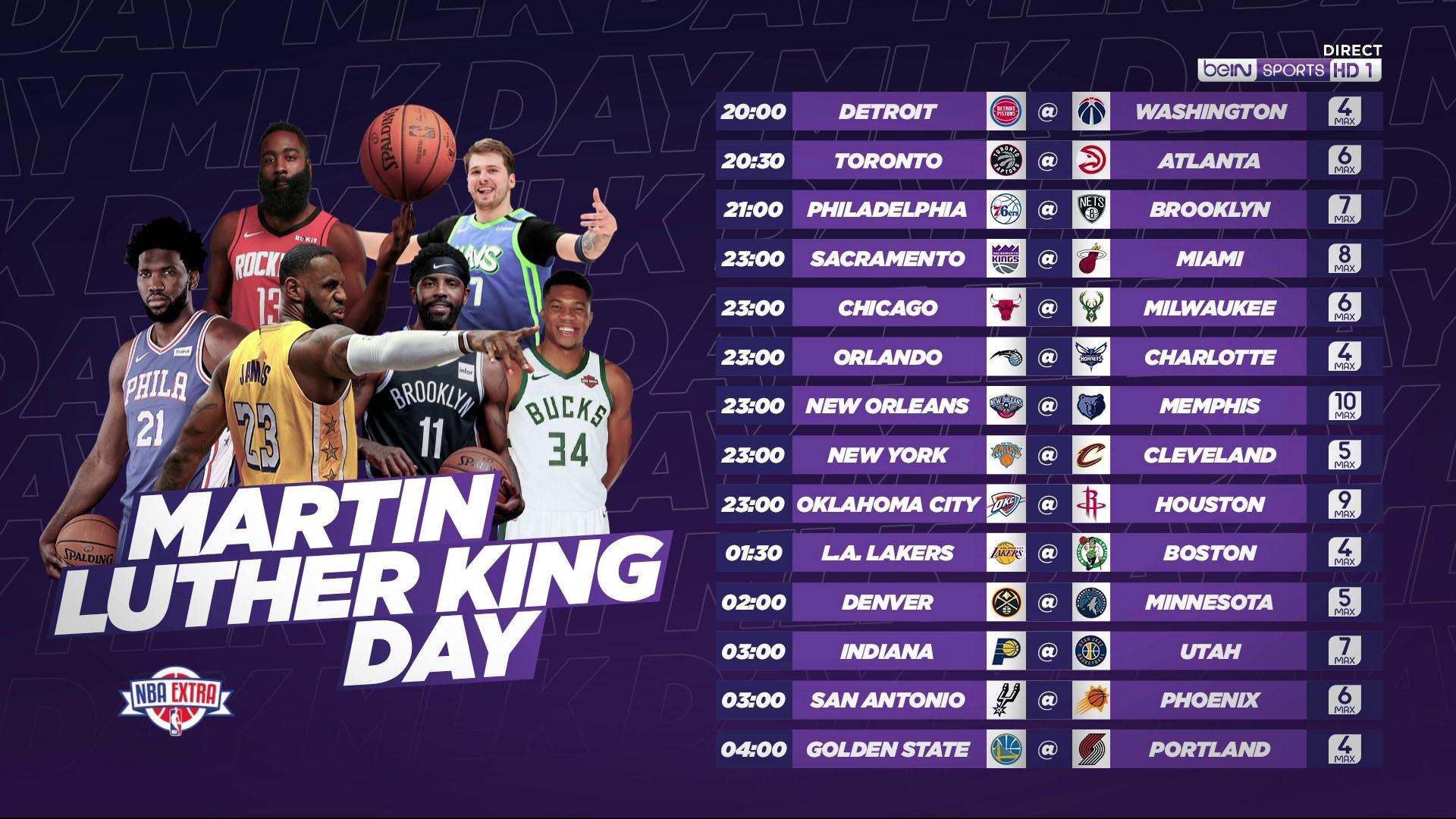MLK Day BeIN Sports