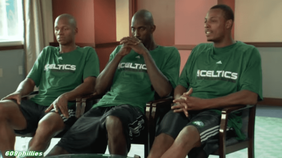 Ray Allen Paul Pierce Kevin Garnett 23 Février 2020