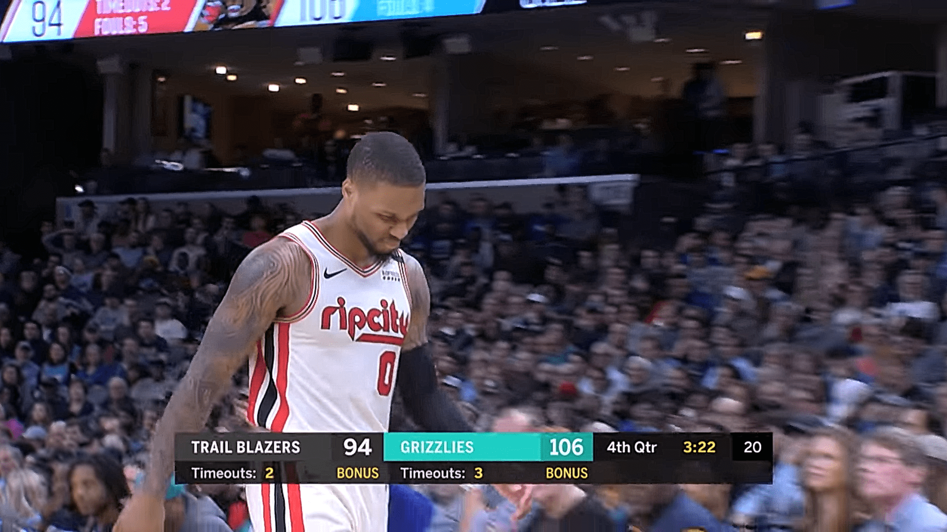 Damian Lillard 21 février 2020