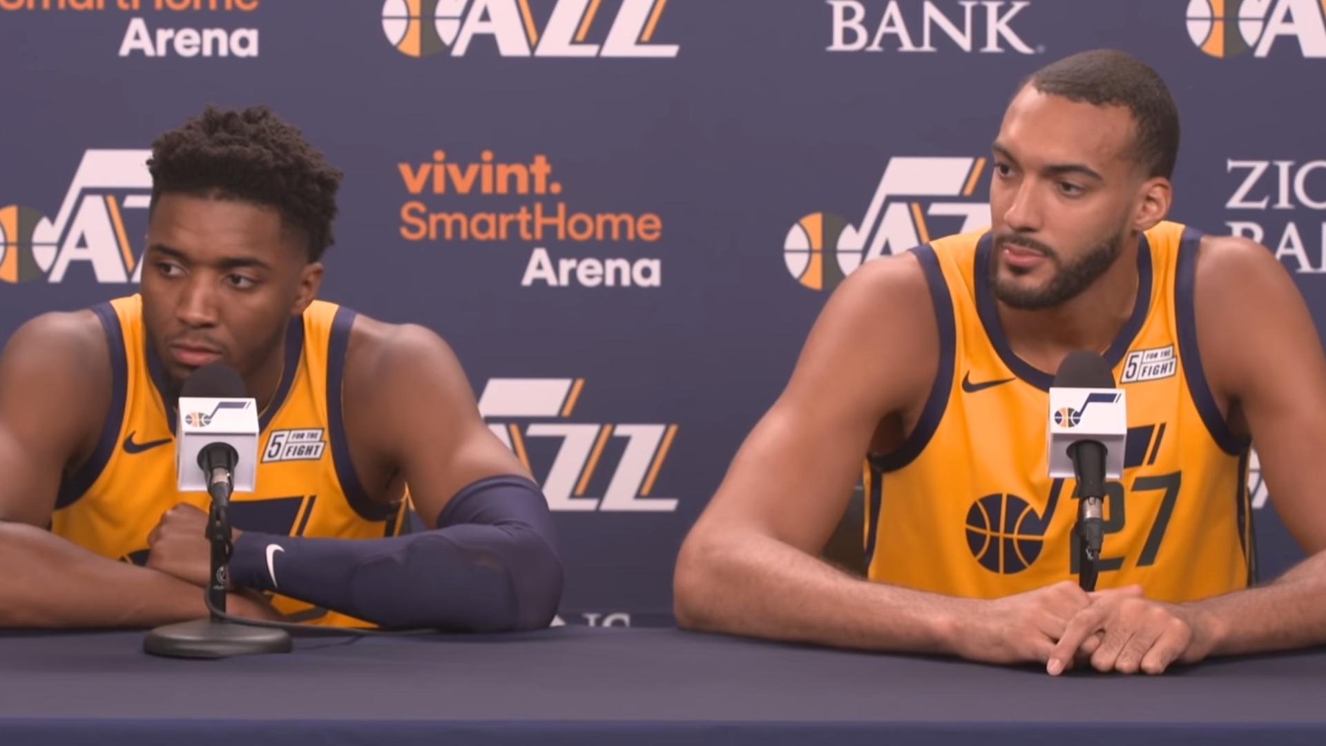 Rudy Gobert et Donovan Mitchell