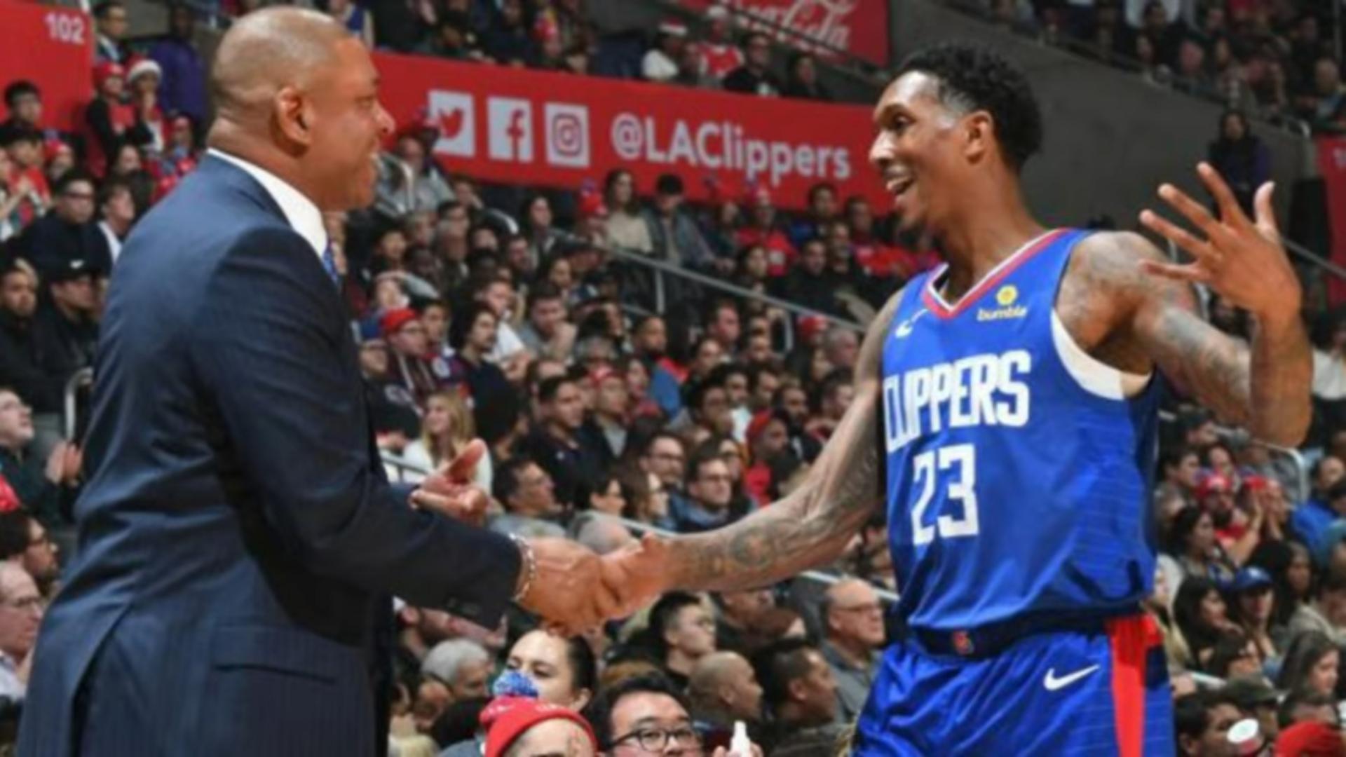 Lou Williams et Doc Rivers