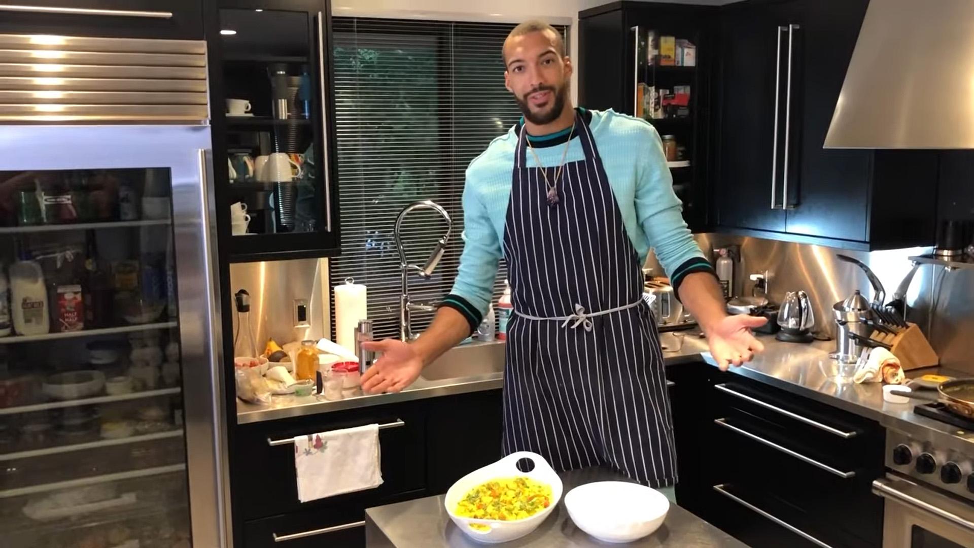 Rudy Gobert cuisine 9 juin 2020