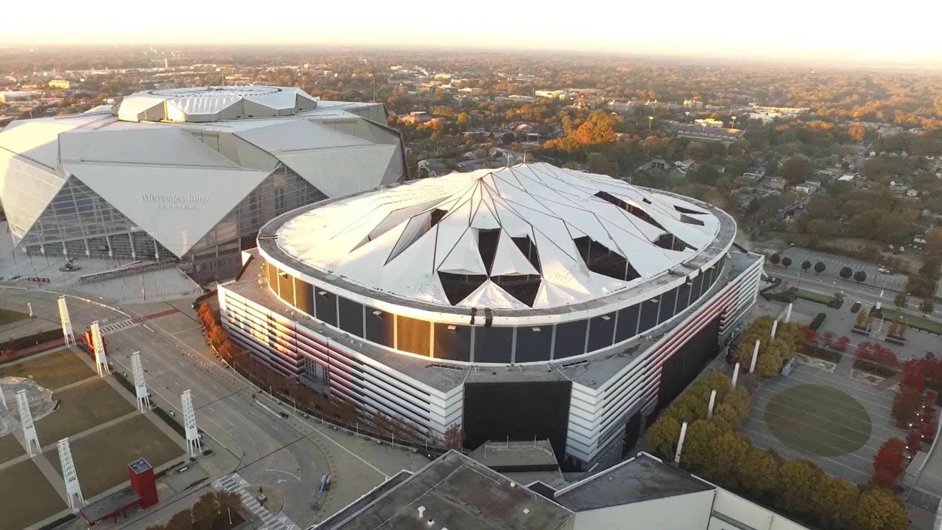 Georgia Dome Atlanta Hawks 8 juillet 2020