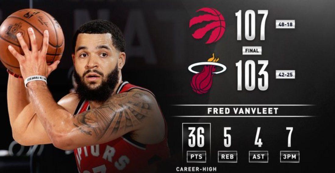 Fred VanVleet 4 août 2020