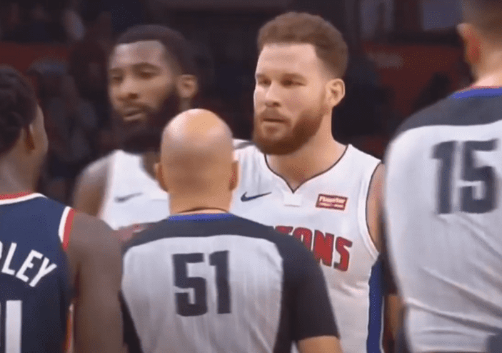 Blake Griffin pas content