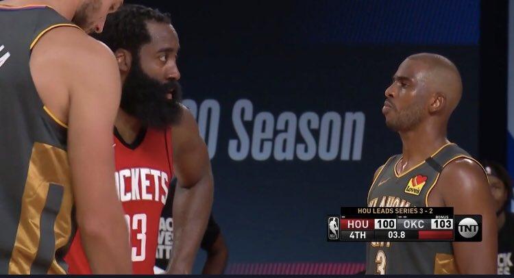 Chris Paul VS James Harden NBA