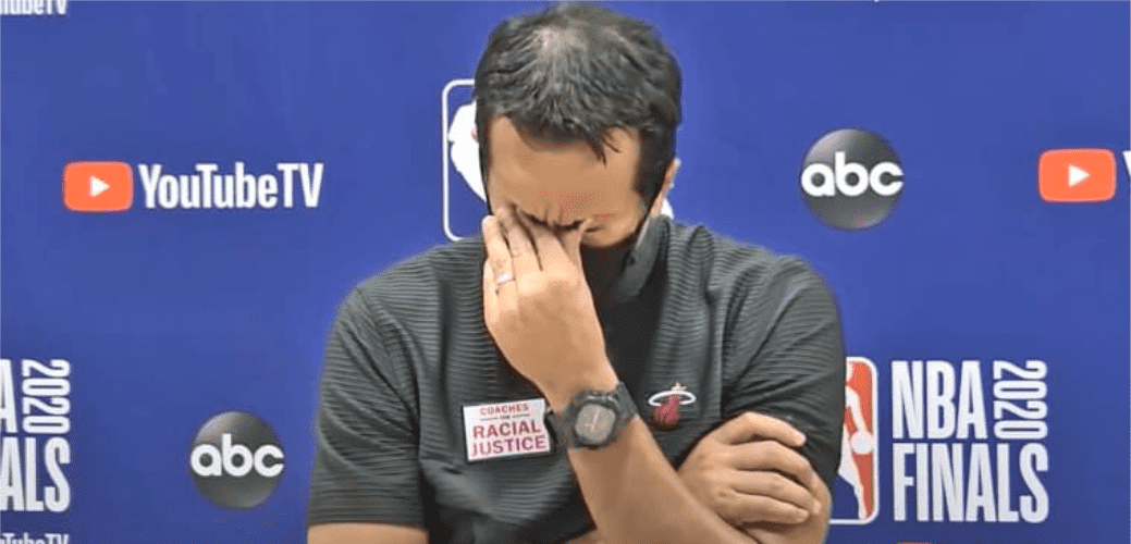 Pleurs Erik Spoelstra