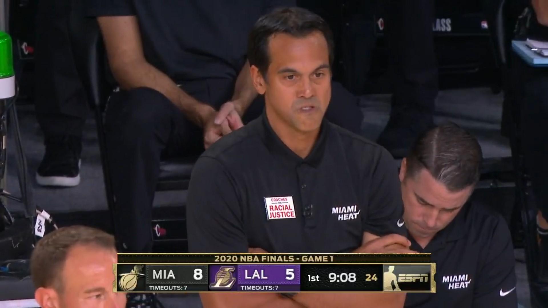 Erik Spoelstra Game 1 Finales