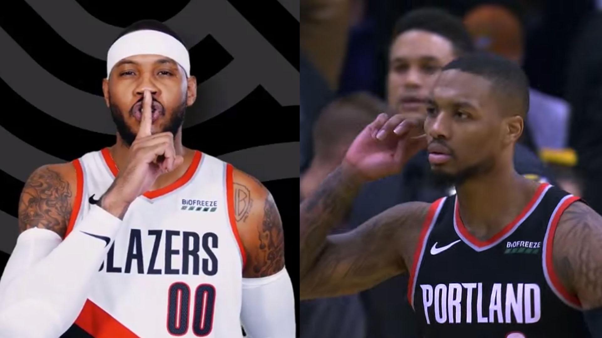 Carmelo Anthony Damian Lillard 9 décembre 2020