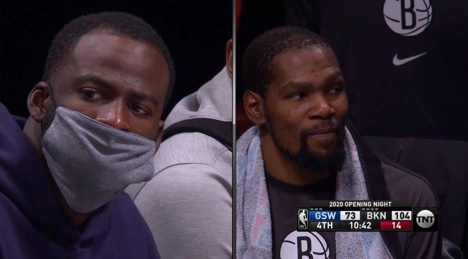 Kevin Durant Draymond Green 23 décembre 2020