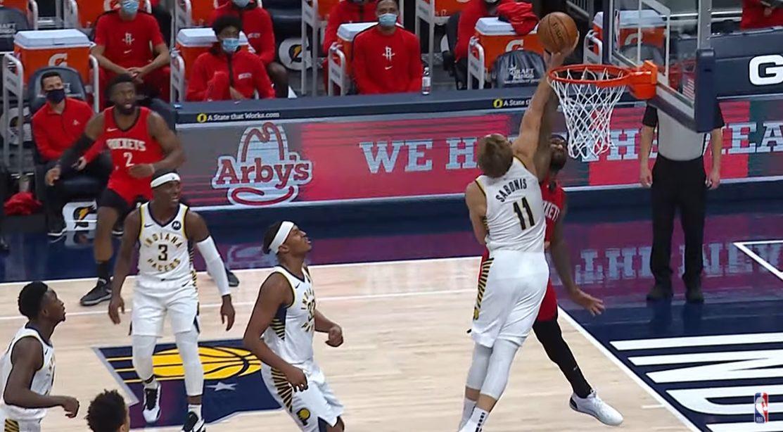 Domantas Sabonis 7 janvier 2021