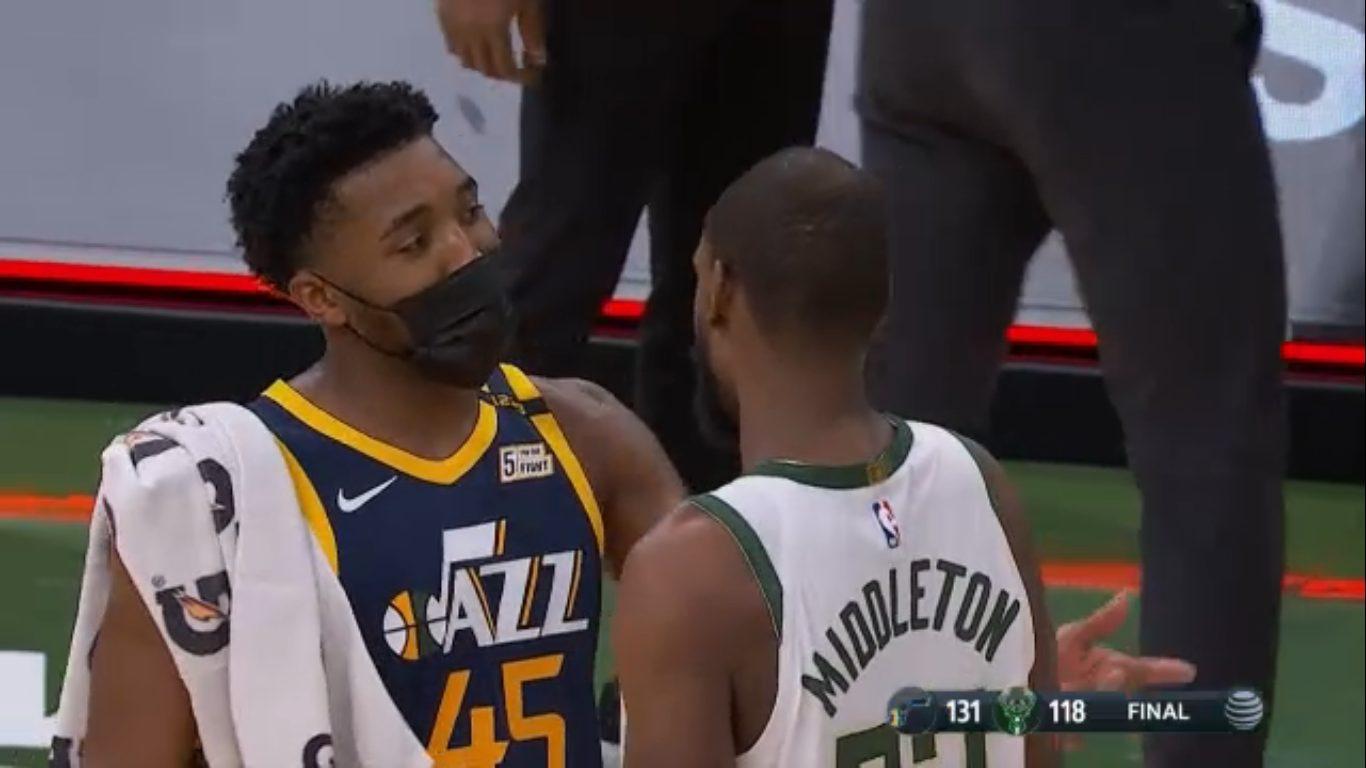 Donovan Mitchell Utah Jazz 9 janvier 2021