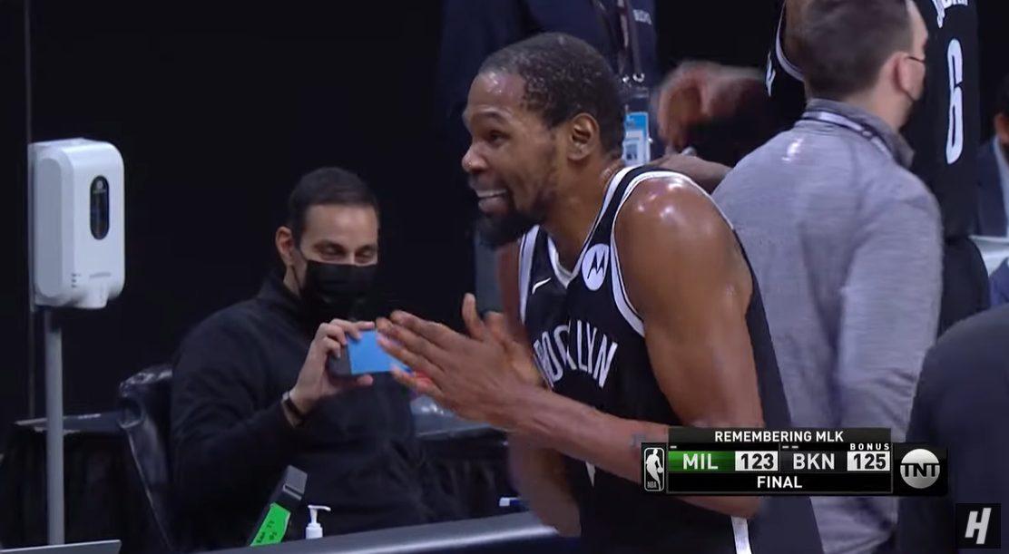 Kevin Durant 19 janvier 2021 pari