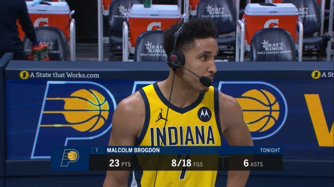 Malcolm Brogdon Pacers 23 janvier 2021
