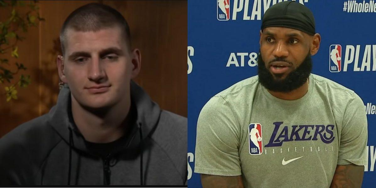 Nikola Jokic LeBron James 14 février 2021 NBA