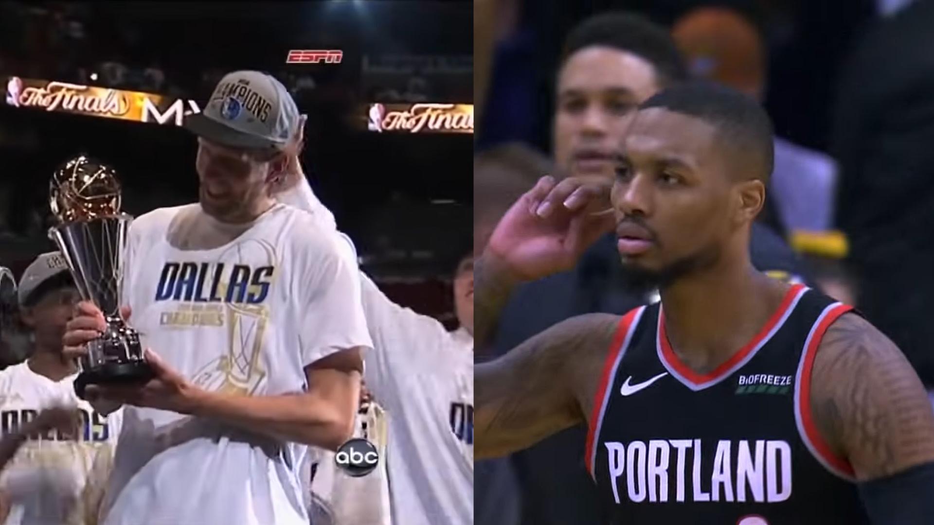 Dirk Nowitzki Damian Lillard