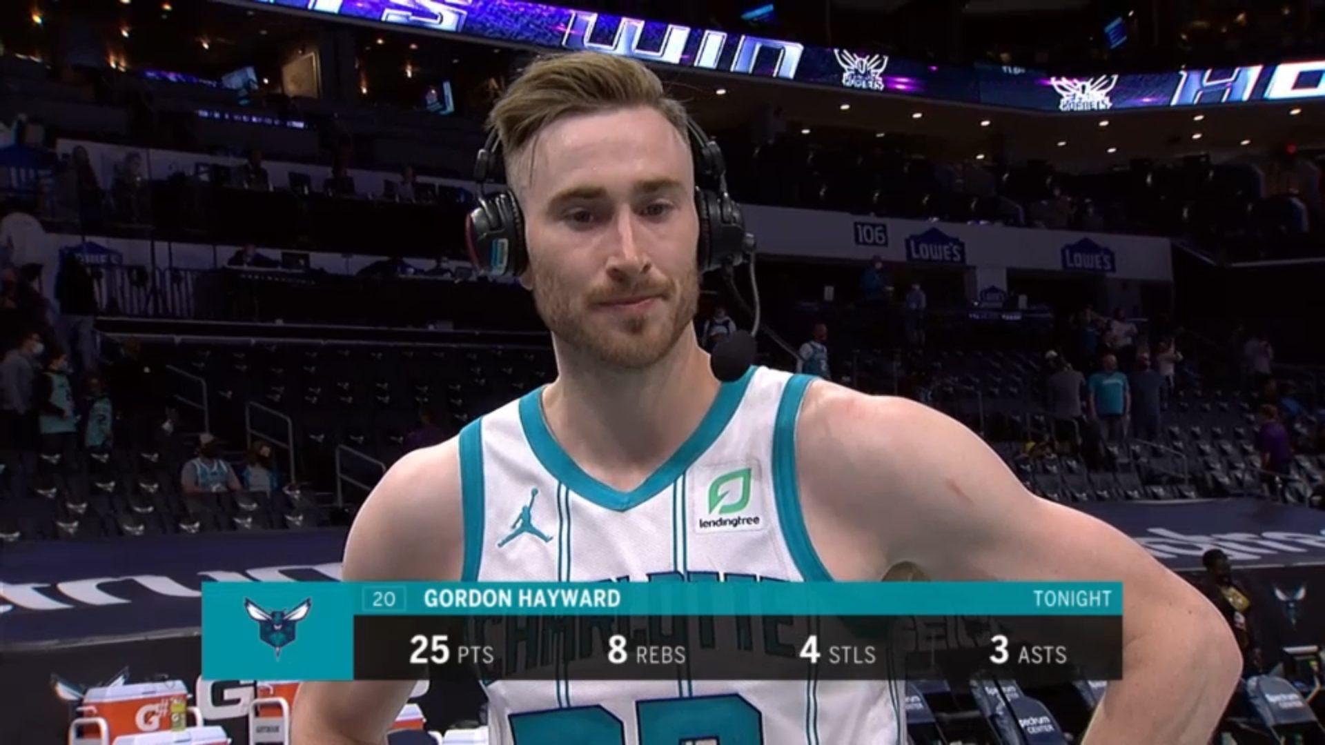 Gordon Hayward Hornets Kings 16 mars 2021