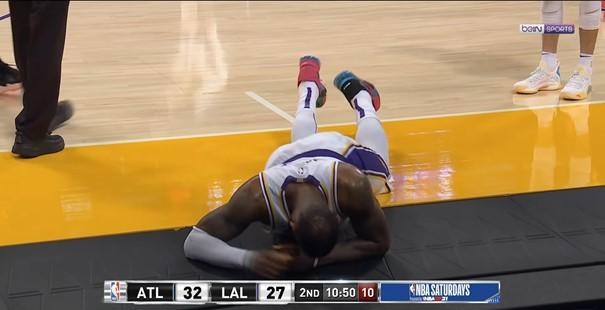LeBron James blessure