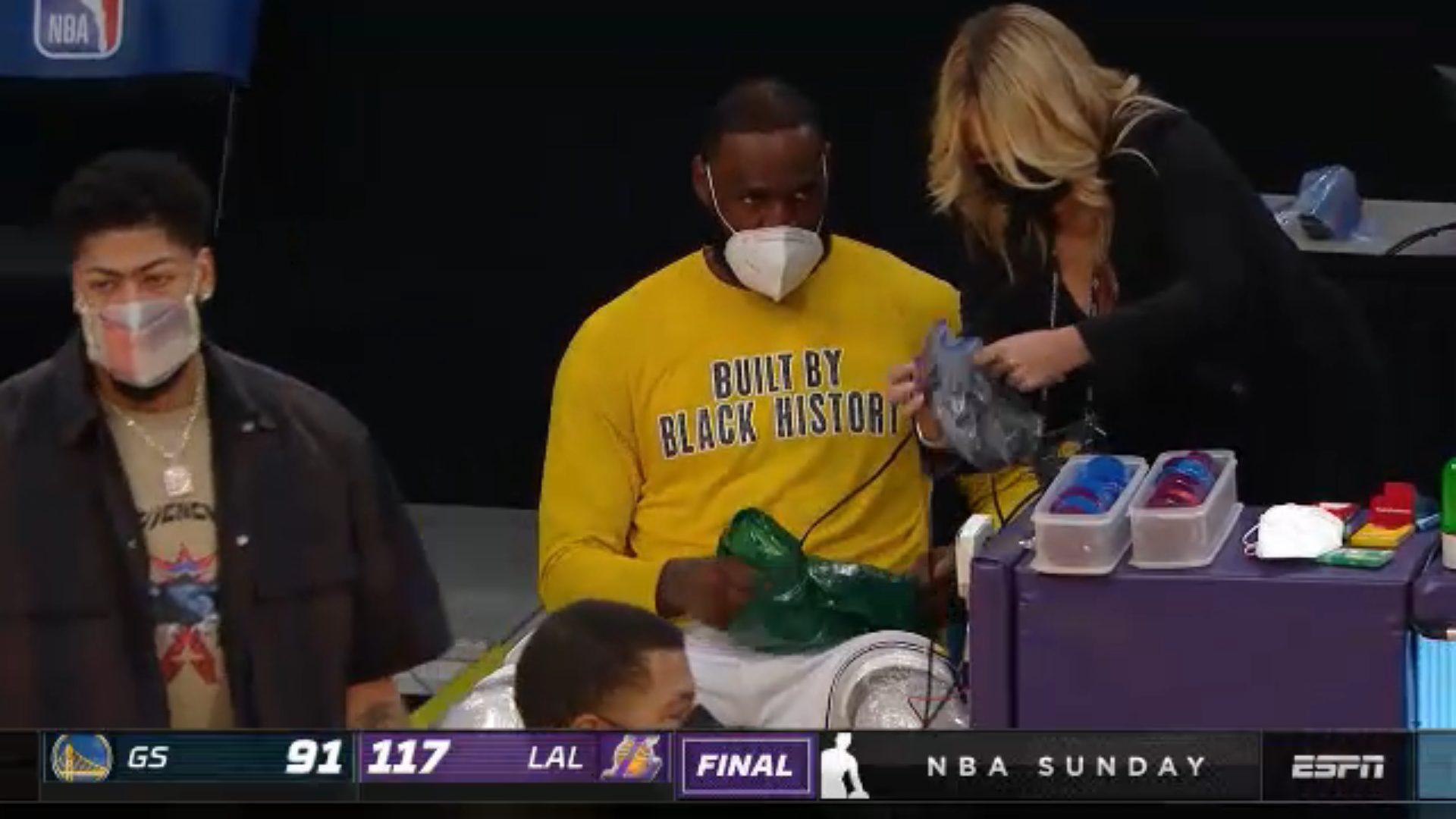 LeBron James Lakers 1 mars 2021