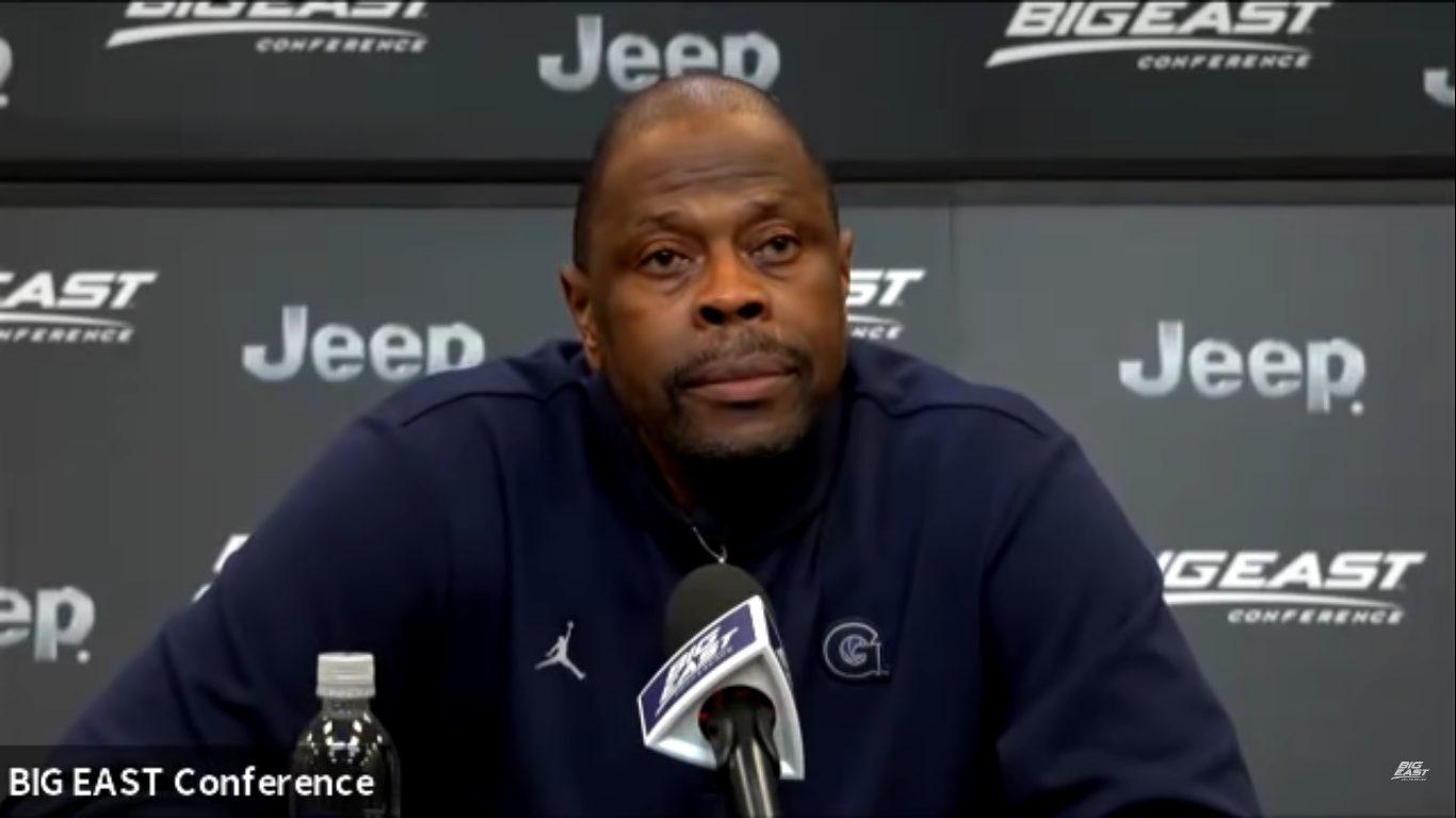 Patrick Ewing Georgetown 14 mars 2021