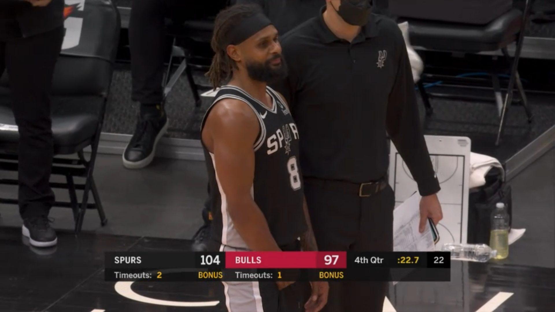 Patty Mills Spurs 18 mars 2021