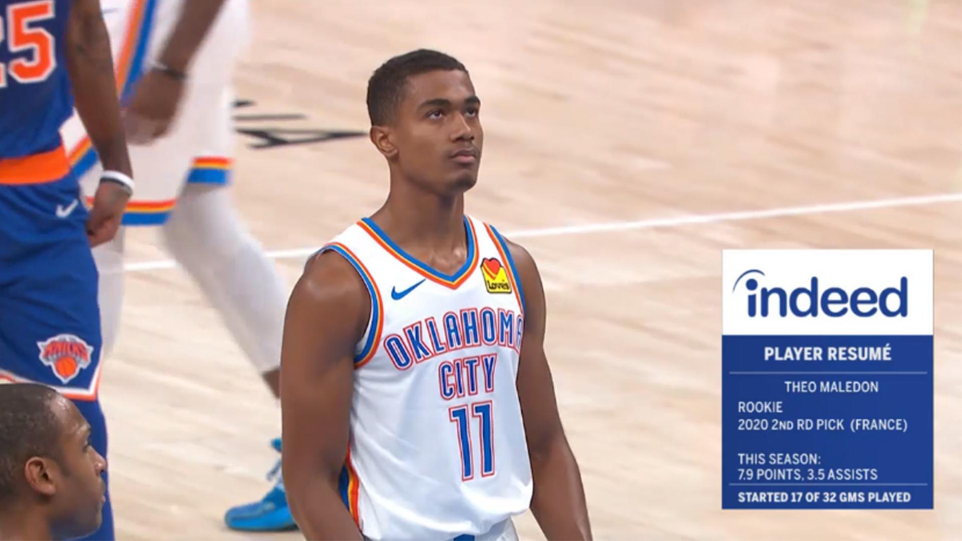 Théo Maledon Thunder 13 mars 2021