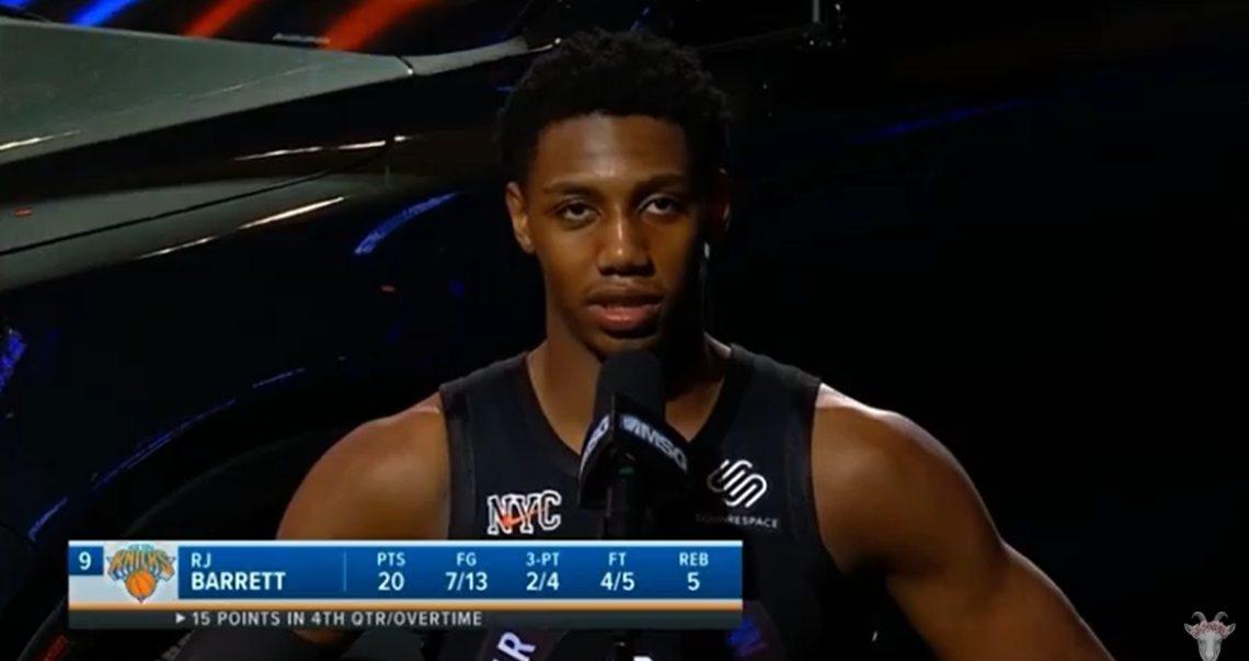 R.J. Barrett 10 avril 2021