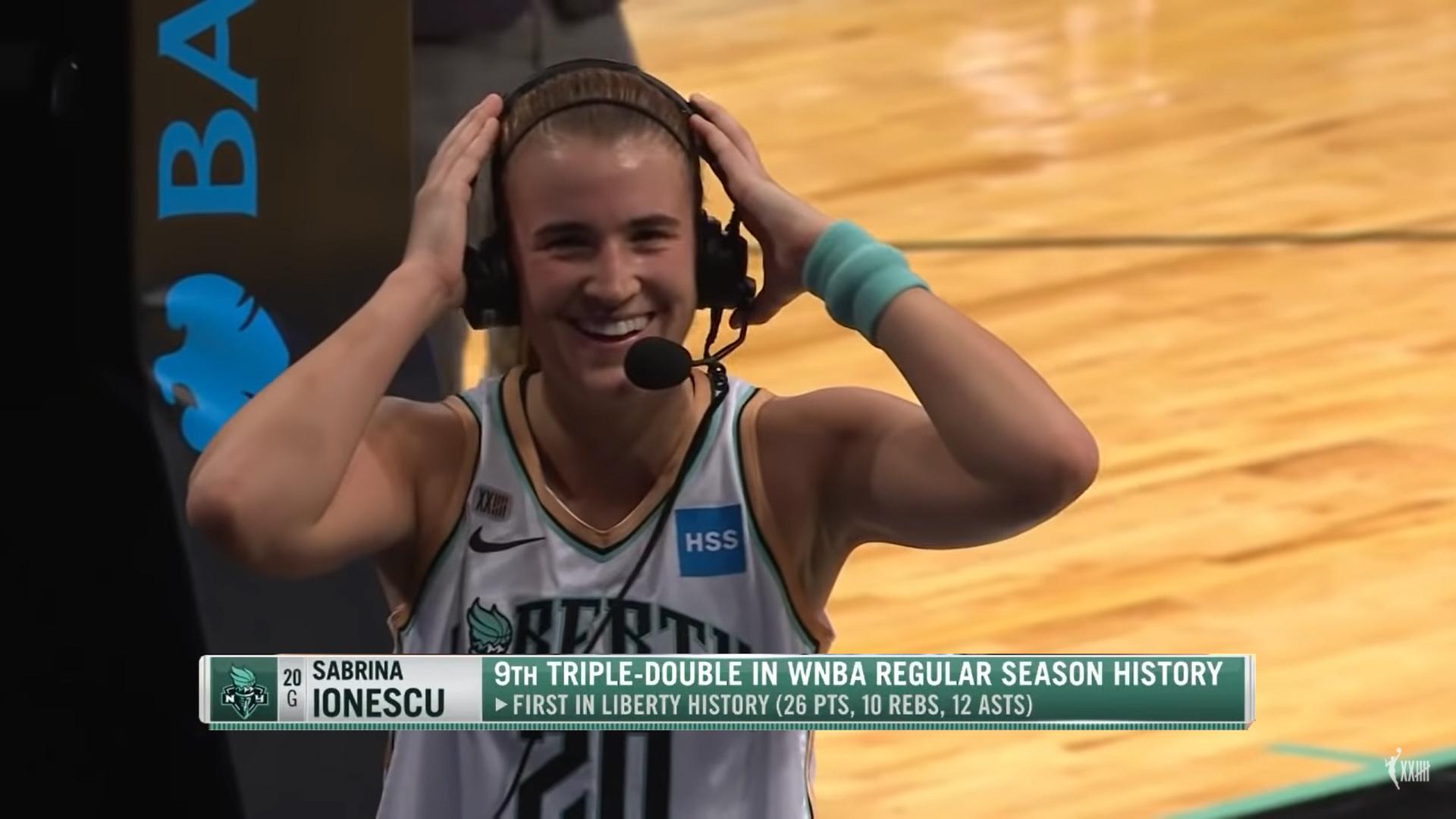 Sabrina Ionescu 19 mai 2021