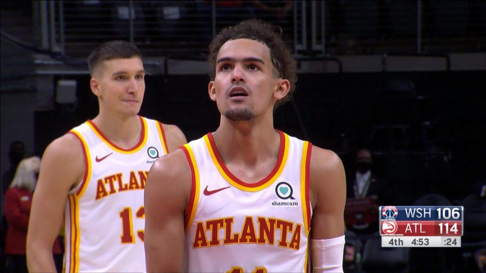 Trae Young lancers-francs