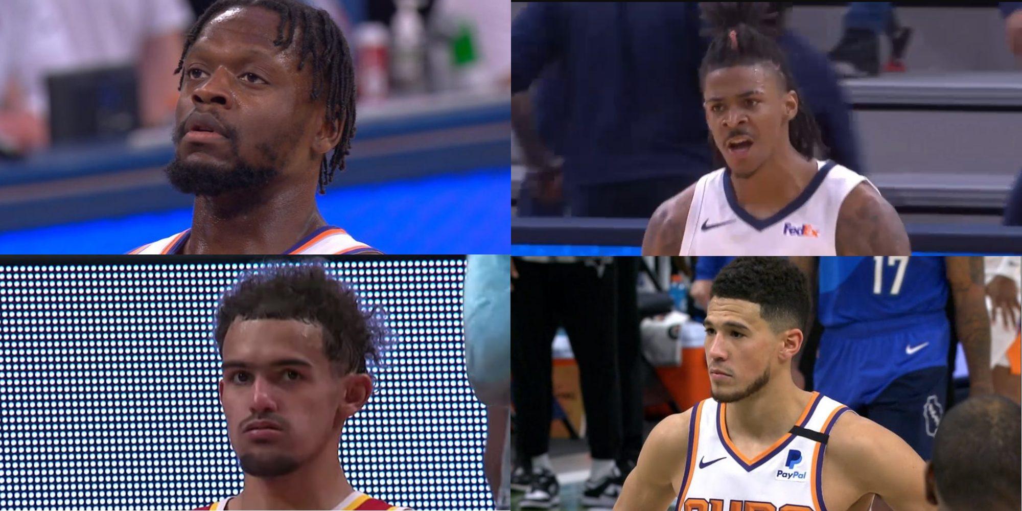 Julius Randle Trae Young Devin Booker Ja Morant montage Playoffs récap