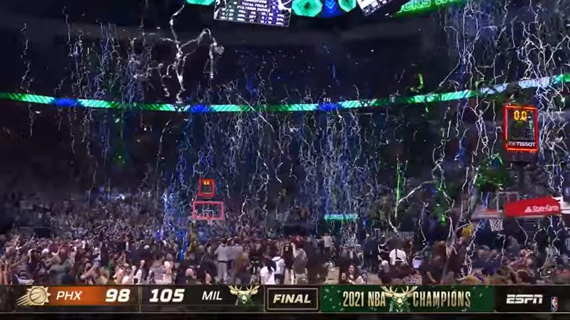 Bucks champions nba 21 juillet 2021