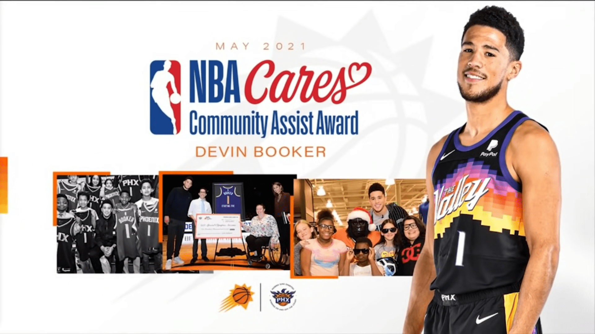 Devin Booker Community Assist Award