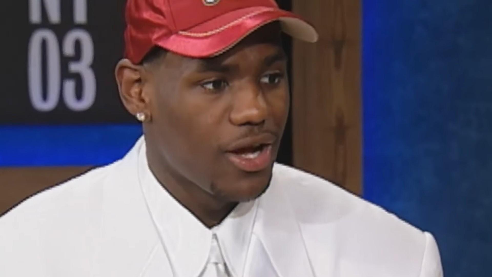LEBRON JAMES DRAFT First Pick NBA Draft Lottery