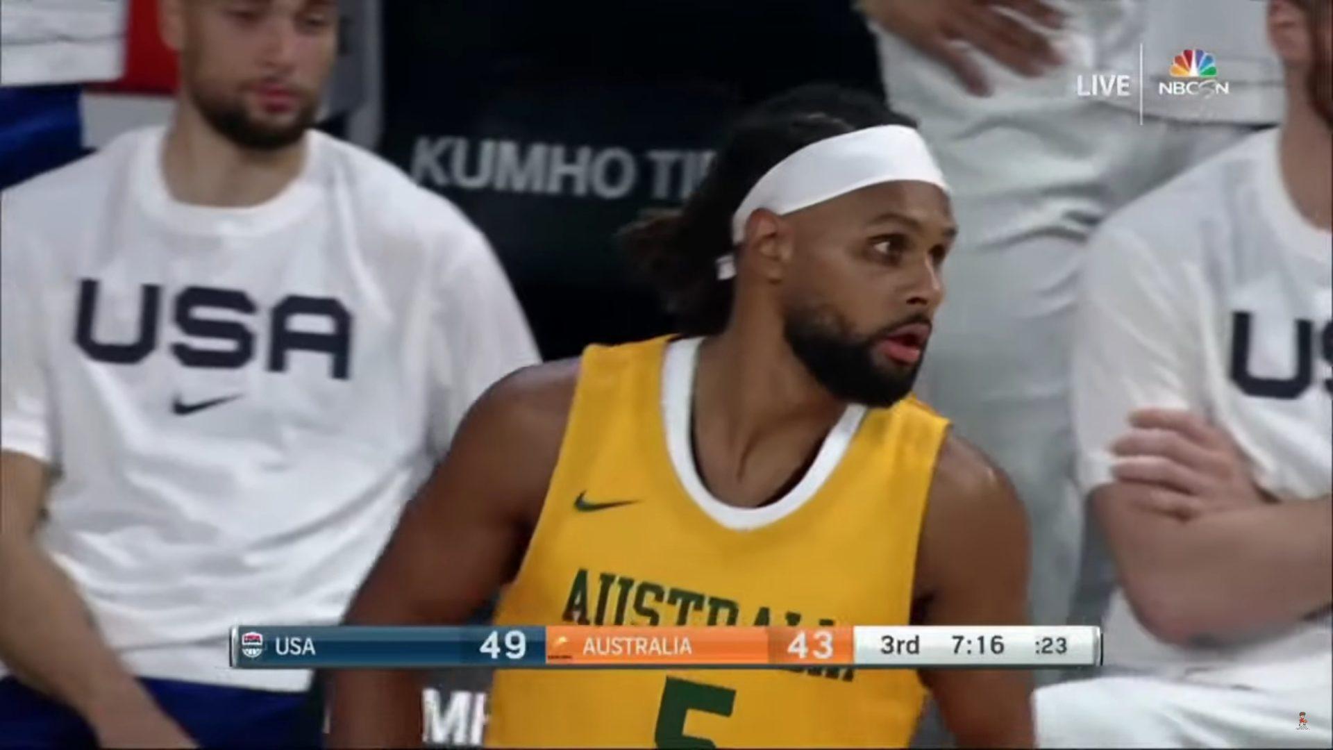Team USA Patty Mills 13 juillet 2021