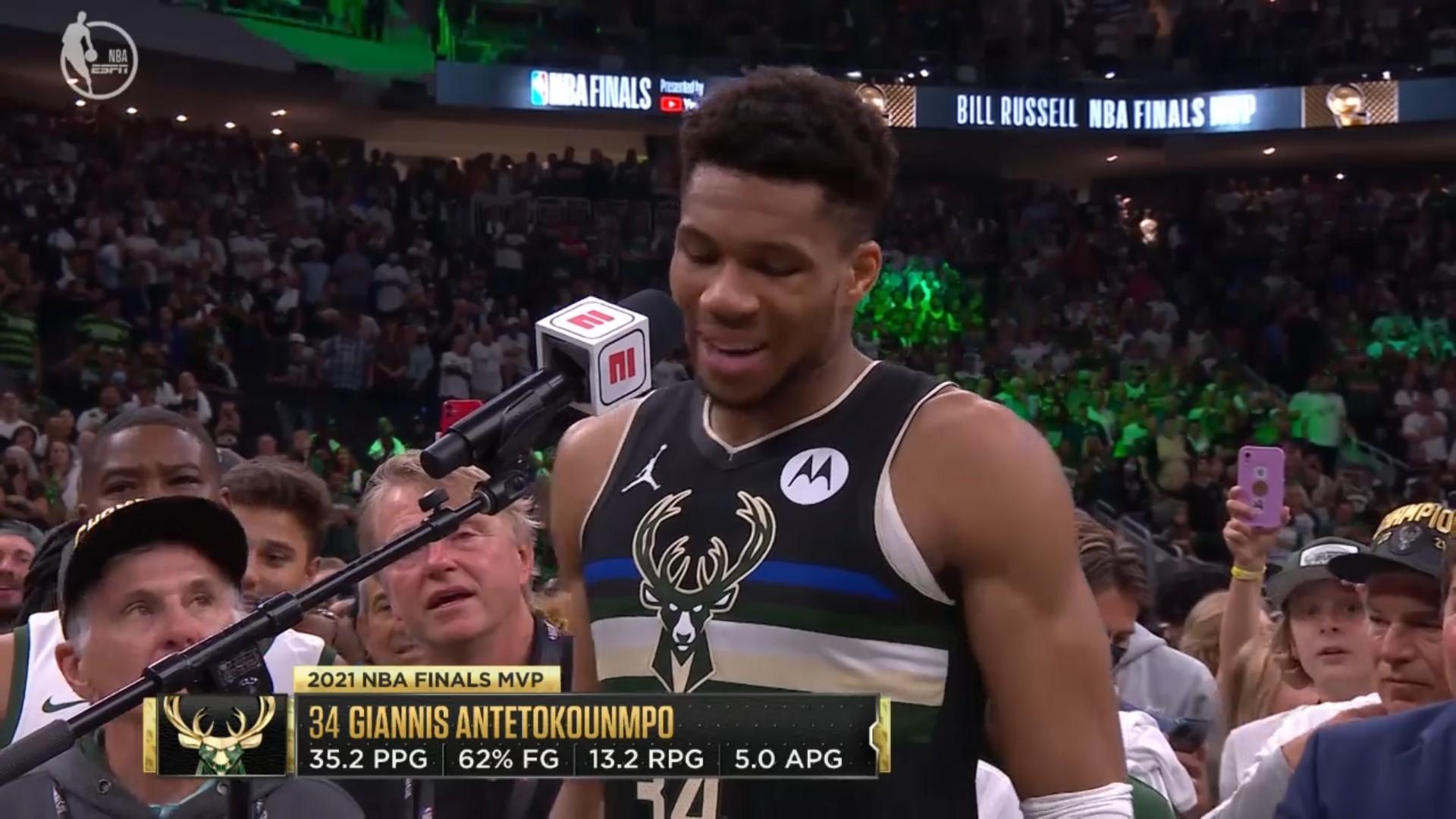Giannis Antetokounmpo 21 juillet 2021