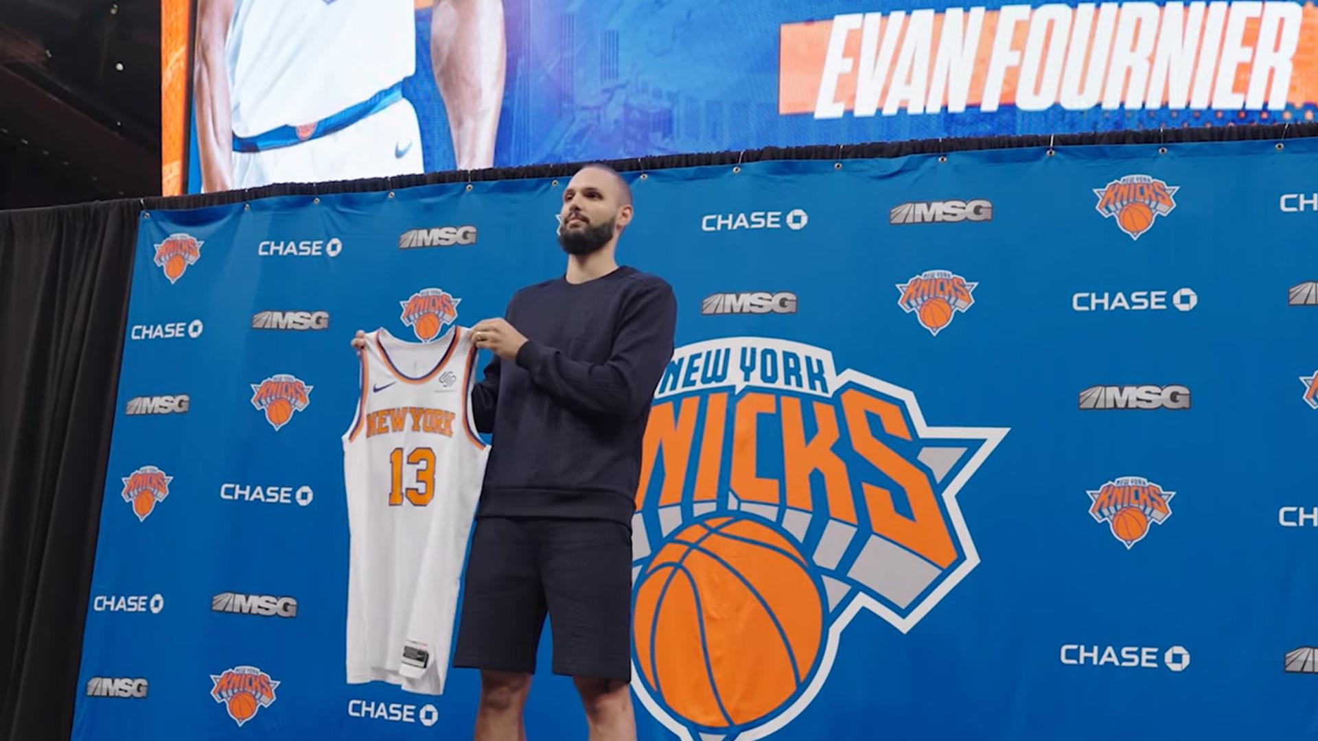 Evan Fournier Knicks 7 septembre 2021