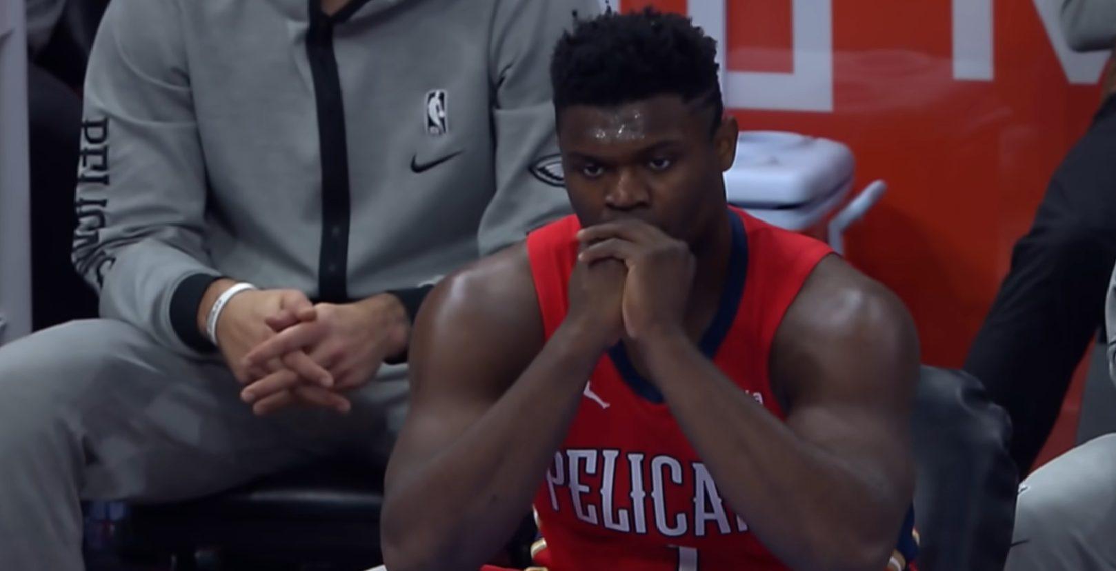 Zion Williamson énervé