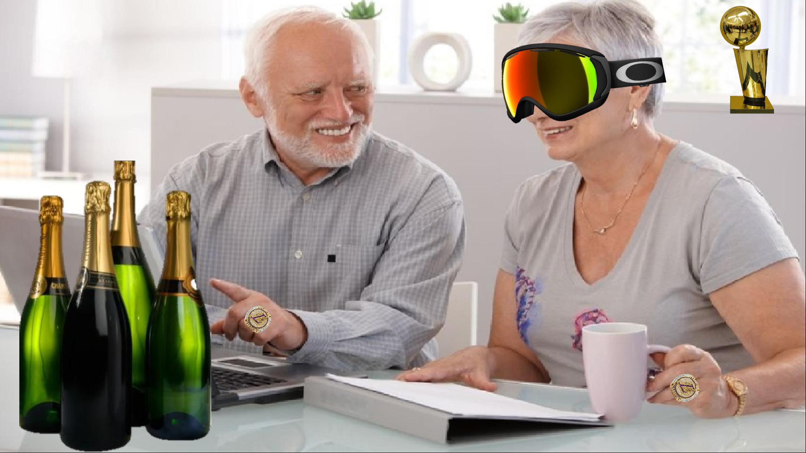 Montage TrashTalk Lakers vieux