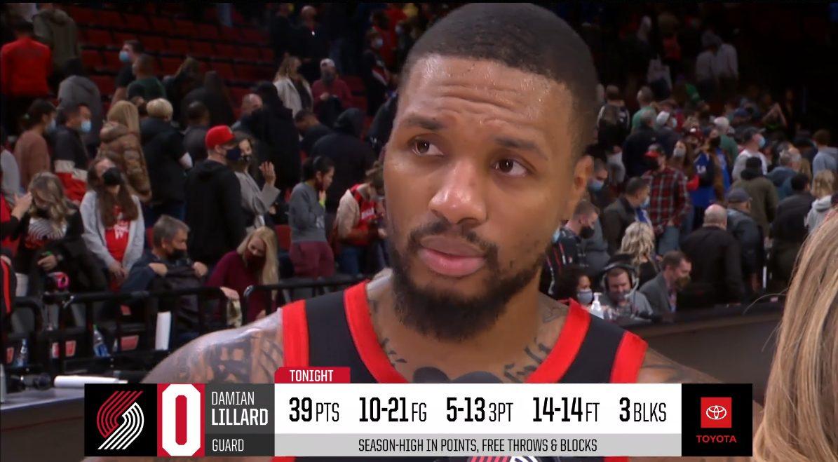 Damian Lillard 21 novembre 2021