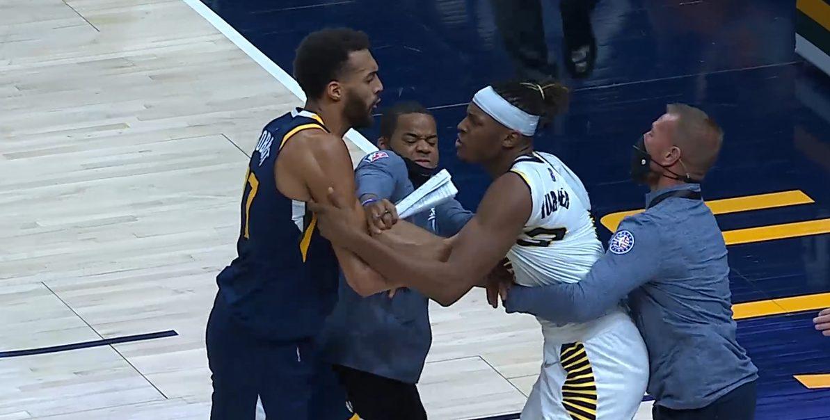 Rudy Gobert Myles Turner 12 novembre 2021