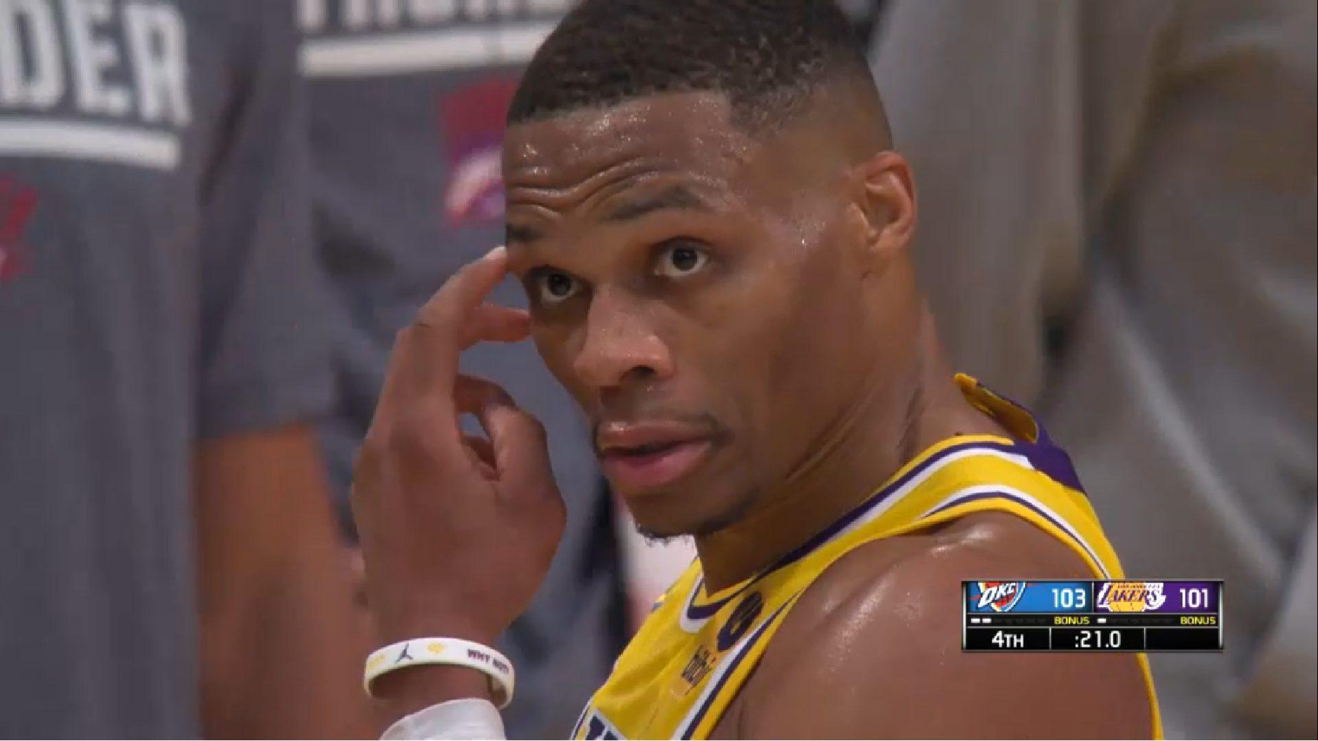 Russell Westbrook Lakers 5 novembre 2021