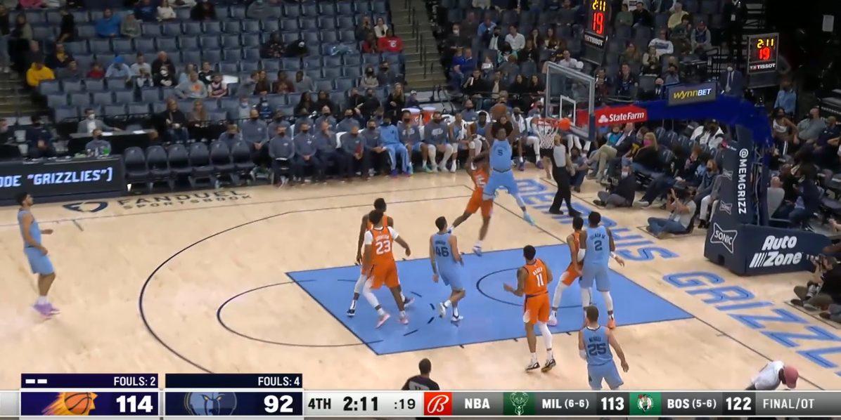 Yves Pons dunk 13 novembre 2021